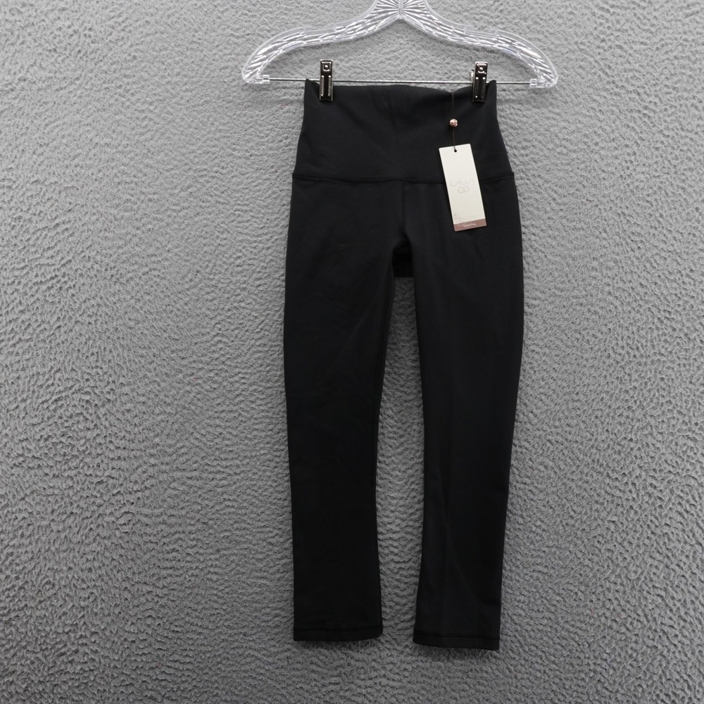 Calia Core Essential Capri Legging XXS Black Women 4 Way Stretch NWT